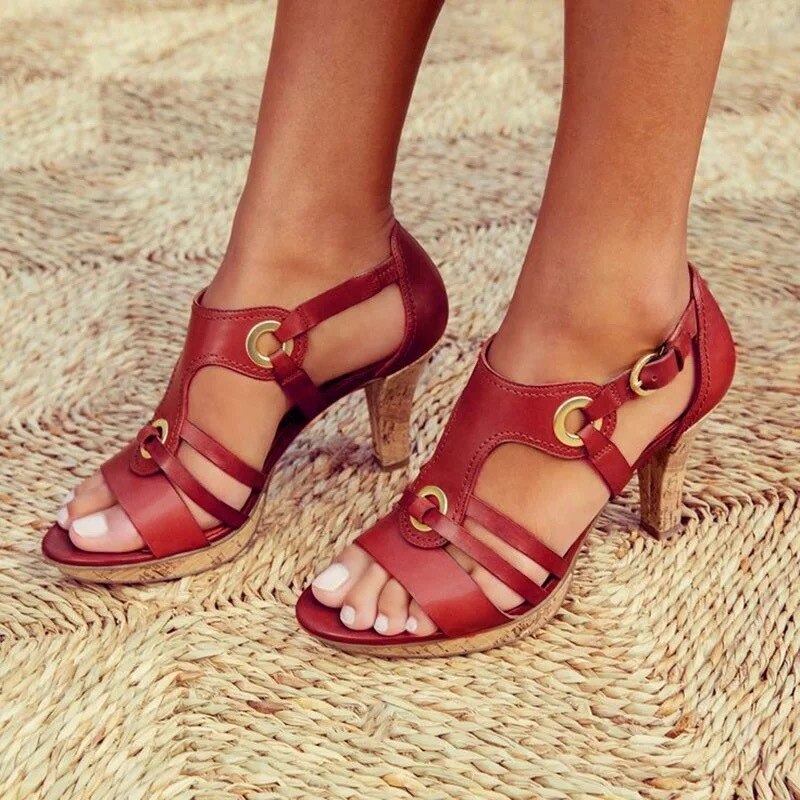 Katie | Comfortable Heeled Sandals